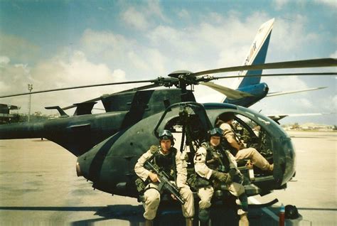 160th Soar Mh 6 Little Bird Staging For A Mission During Operation