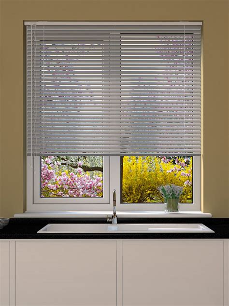 Metallic Silver Venetian Blind Blinds Direct Online