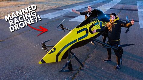 The Worlds First Manned Aerobatic Racing Drone Is Really Impressive