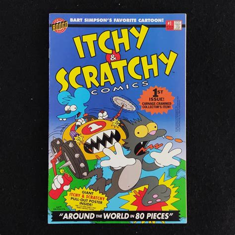 Itchy And Scratchy Comics 1 Hobbies And Toys Books And Magazines Comics And Manga On Carousell