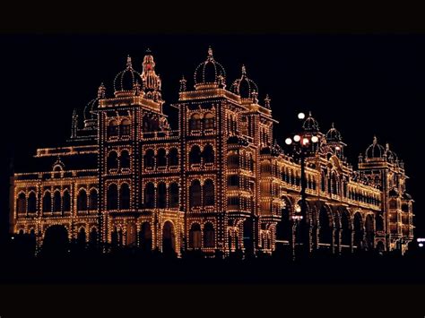 Mysore Palace At Night A Photo Tour Nativeplanet