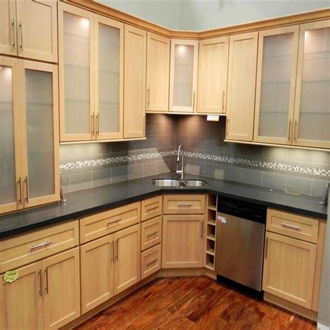 Natural Maple Kitchen The Most Incredible Light Maple Kitchen Cabinets Pertaining To Inspire