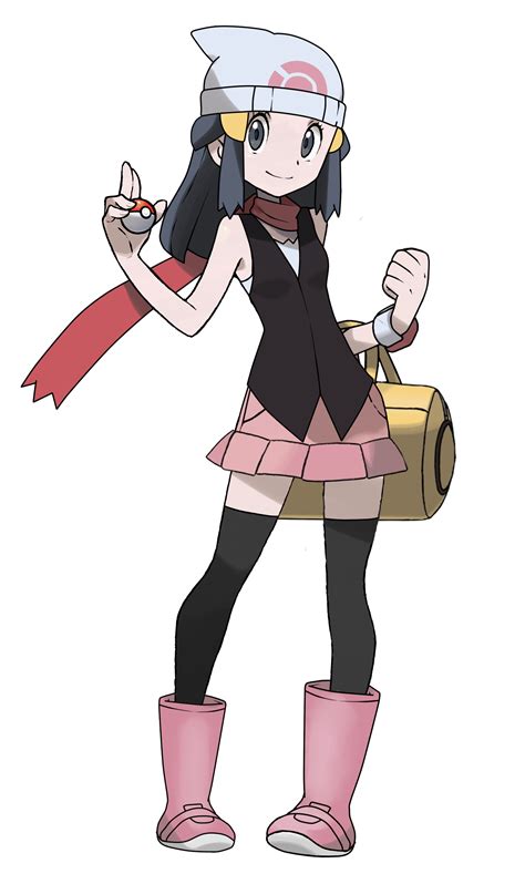 Dawn Pokemon Trainer Red Pokemon Red Pokemon People Pokemon