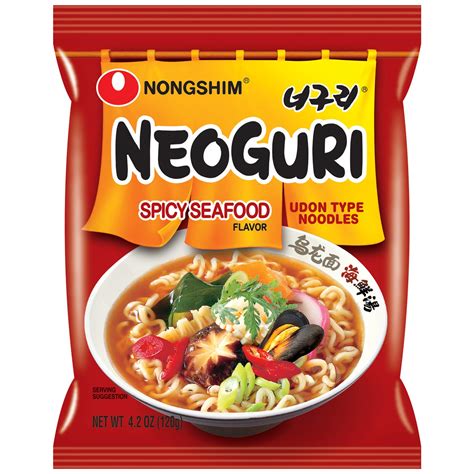 Buy Nongshim Neoguri Spicy Seafood Ramen Noodle Soup 16 Pack Microwaveable Ramyun Instant