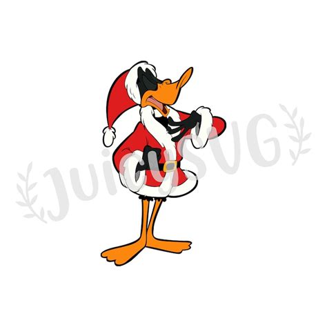Daffy Duck Christmas Svg Cricut Cut File Digital File Etsy