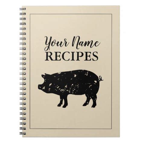 Free canada $16 everywhere else $23. Personalized recipe book notebook for chef cook | Zazzle ...