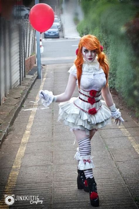 Fem Pennywise It By Jinxkittie Halloween Outfits Cosplay Costumes Clown Halloween Costumes