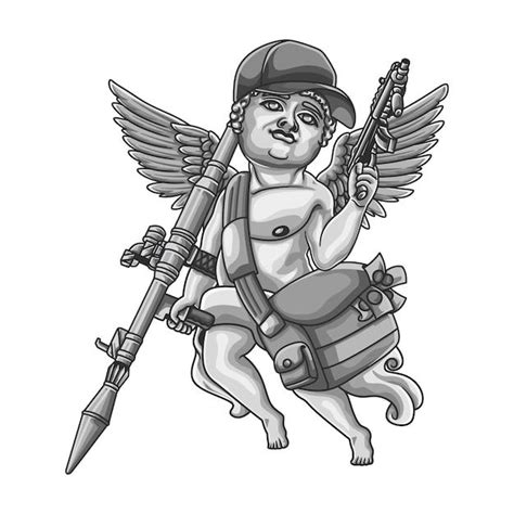 Angel With Gun Tattoo Exploring The Meaning Of This Intriguing Design