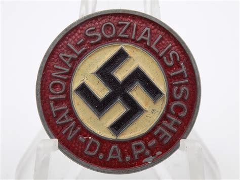 German Nsdap Party Member Zinc Badge Rzm M Assmann Damn Yankee