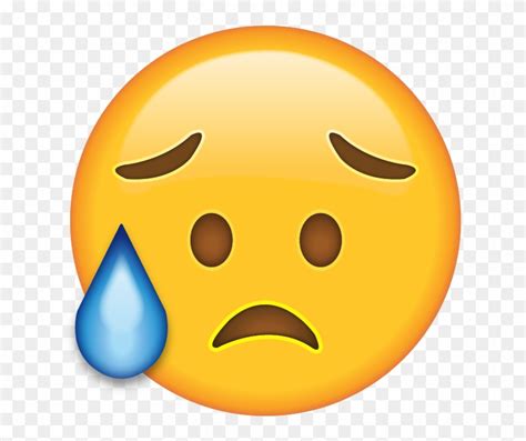 Disappointed 😥 Emoji Clipart 59150 Pikpng