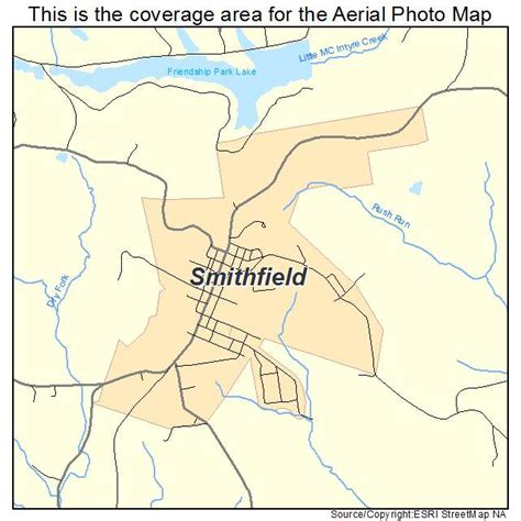 Aerial Photography Map Of Smithfield Oh Ohio