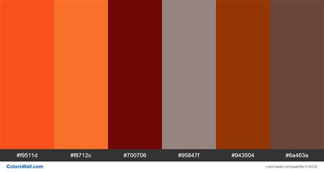 Psd Free Mockup Branding Colors Palette Colorswall