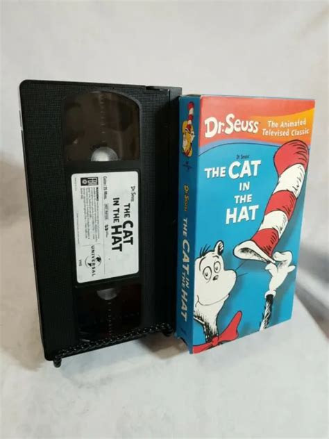 DR SEUSS The Cat In The Hat VHS 2001 Animated Sing Along Classic