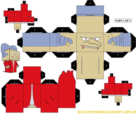 Papercraft Simpsons Papercraft Toys Arte De Papel