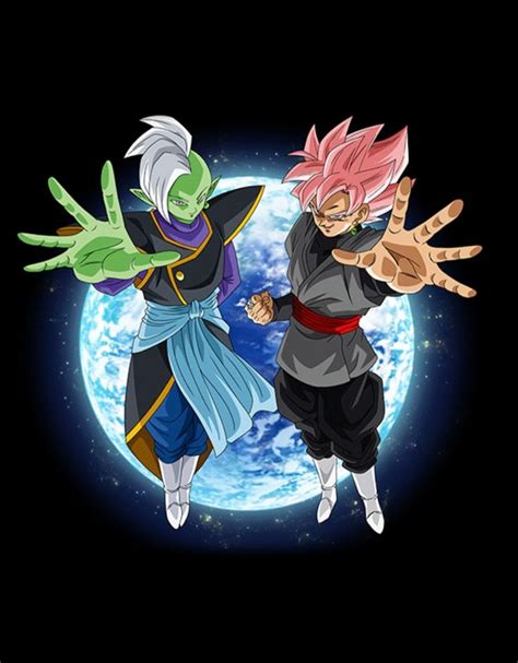 Zamasu And Black Ssj Rose Anime Dragon Ball Super Anime Dragon Ball