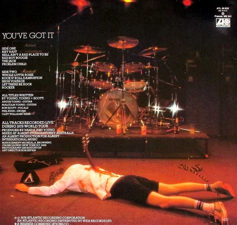 Acdc If You Want Blood Youve Got It Album Cover Gallery And 12 Vinyl