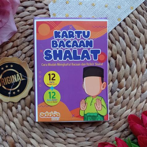 Flash Card Set Kartu Bacaan Shalat Dan Hafalan Doa Toko Muslim Title