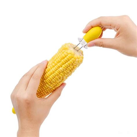 Safety Quality Colorful Reusable Interlocking Corn Forks For Home