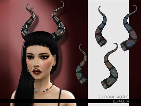 Horn Hair Accessories The Sims 4 P1 Sims4 Clove Share Asia Tổng Hợp