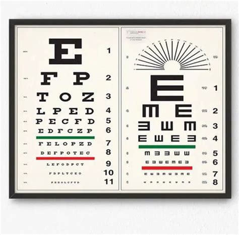 Dropship Dukal Pocket Eye Test Chart 6 12 X 3 12 Visual Acuity