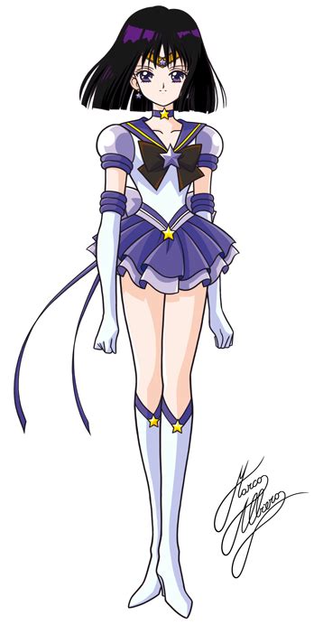 Tomoe Hotaru Sailor Saturn And Super Sailor Saturn Bishoujo Senshi