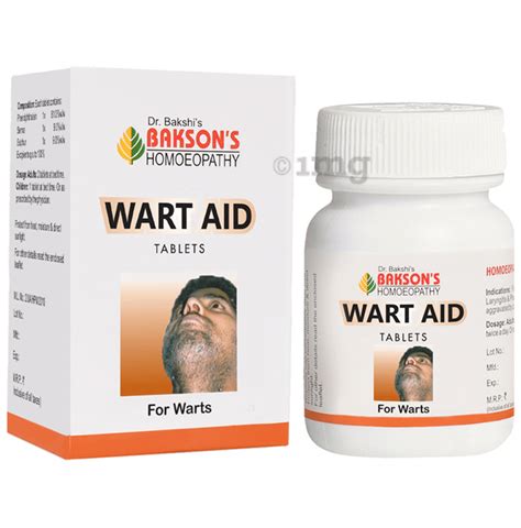 Baksons Homeopathy Wart Aid Tablet Buy Bottle Of 400 Tablets At Best