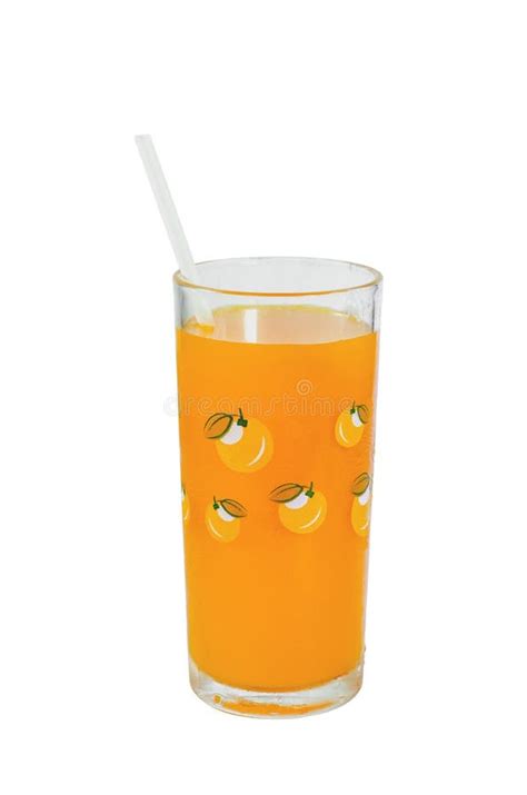 Fresh Orange Juice In Glass Stock Image Image Of Glasses Juice 256381255