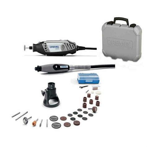 Dremel 3000 230 Variable Speed Rotary Tool With 30 Accessories And Carry Case Ebay