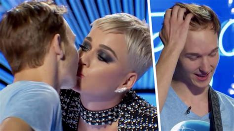 Watch Katy Perry Kissed An American Idol Contestant And He Did Not Like It Capital