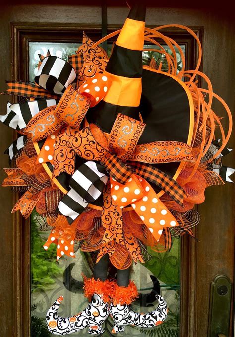 Pin By Rubys Kreations On Holiday Decor Diy Halloween Wreath Diy