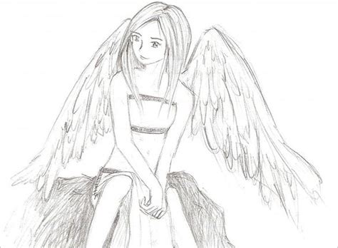 Anime Angel Girl Drawings