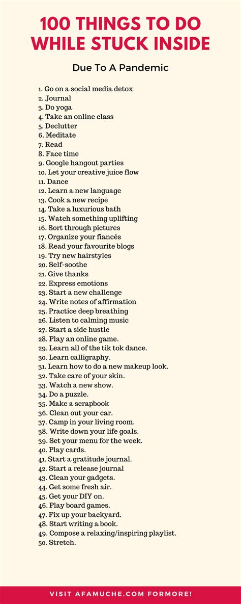 100 things to do when you re stuck at home 100 things to do things to do at home how to