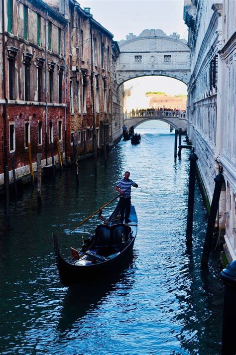 Gondola Ride Under The Bridge Of Sighs Visit Venice Europe Travel Italy