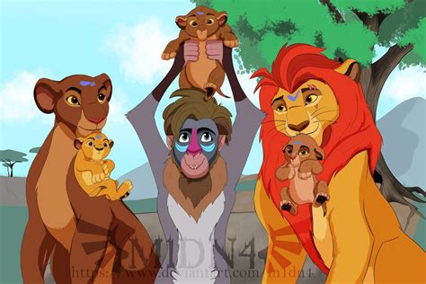 Ranikion And Raionshizi And Kiniun By M1dn4 On Deviantart Lion King Drawings Lion King