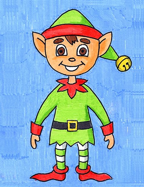 Step By Step Elf Drawing Art Projects For Kids Bloglovin