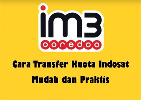 Nggak bisa dipungkiri bahwa internet sudah jadi salah satu kebutuhan primer manusia saat ini. Cara Transfer Kuota Indosat Mudah dan Praktis - Telusur Reload