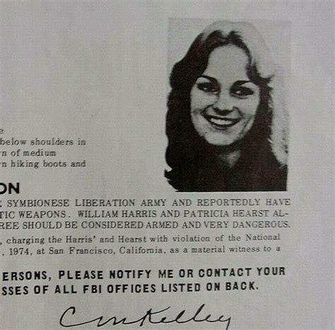 1974 Original Fbi Wanted Poster Patty Hearst Sla 3877450353