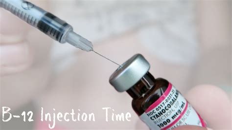 How To Give Yourself A Vitamin B 12 Injection 💉 Youtube