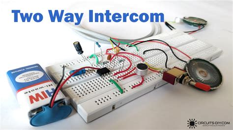 Simple Two Way Intercom Circuit