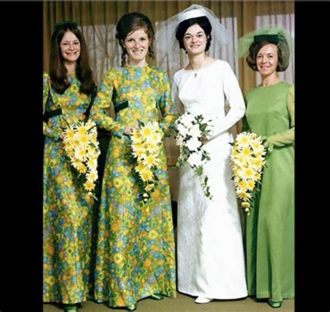 Hilarious Photos Of Ugly Bridesmaids Dresses Throughout The Decades Crafty House