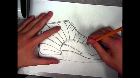 How To Draw Jordan 12 Speed Art Youtube