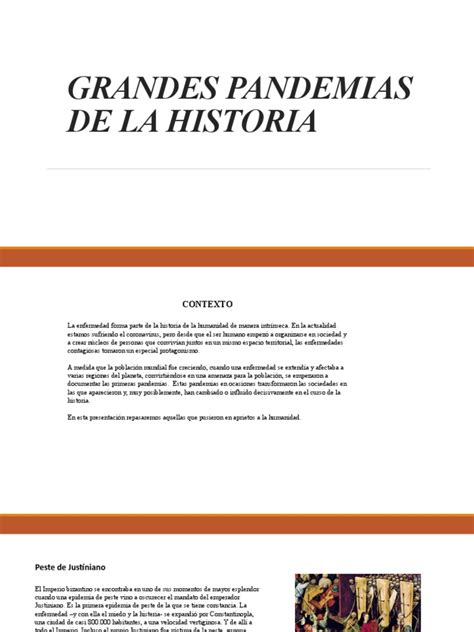 Grandes Pandemias De La Historia Pdf