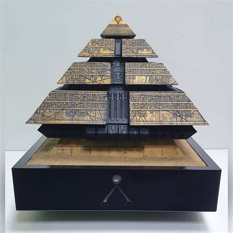 3d Printed Stargate Pyramid By Community Member 3d Print And Paint