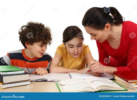 Children Doing Homework Stock Image Image Of Desk Kids 8326845