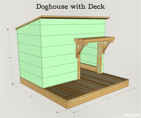 15 Free Large Dog House Plans Your Dogs Will Love