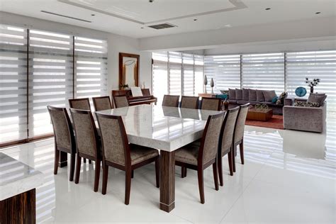 Family dining (24 chair spacing) for rectangular tables: Round Dining Room Table Seats 12 Alliancemv within ...