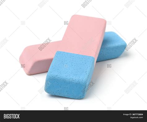 This Two Erasers Image And Photo Free Trial Bigstock