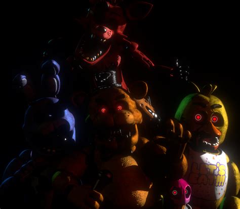 The Fnaf 1 Gang By Toxythefox0 On Deviantart