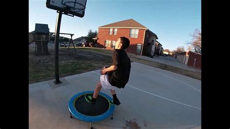 Crazy Trampoline Dunk Contest Youtube