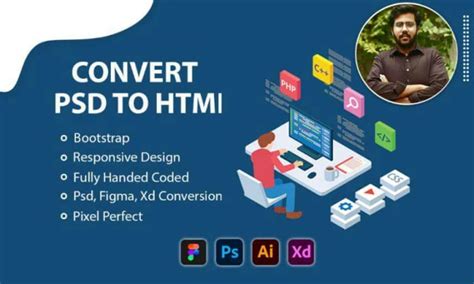 Convert Psd Figma And Xd To Awesome Website Using Html Css And Bootstrap By Dev Zaeem Fiverr